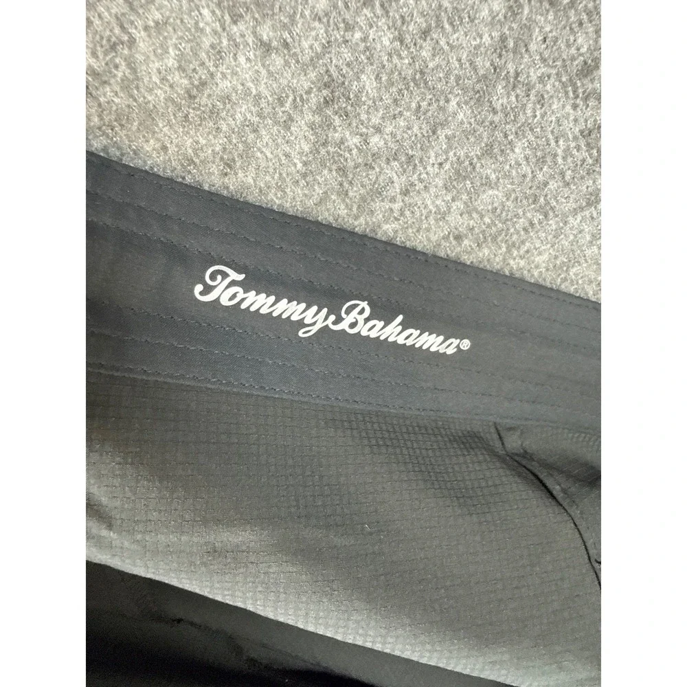Tommy Bahama Molokai Board Shorts Men 40 Blk Unlined Stretch Reflective ST924842